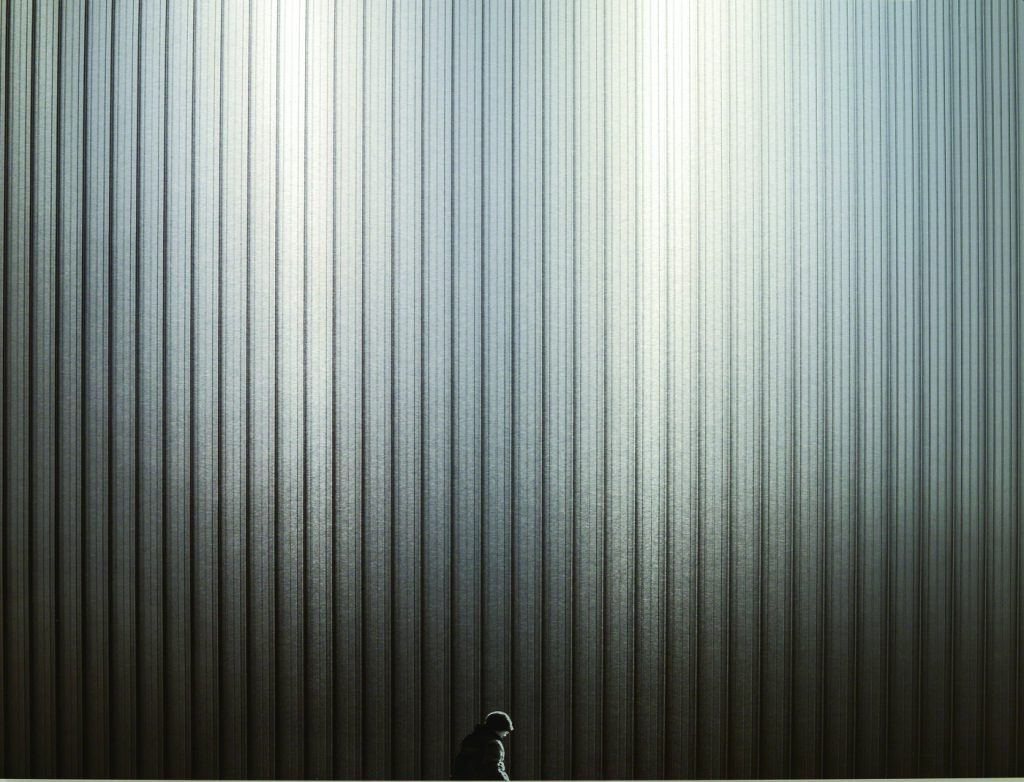 Shane Arsenault "The Walking Man" 13.75" x 11" Print on Aluminium
