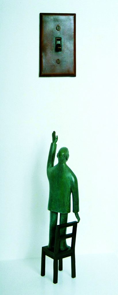 Reinhard Skoracki "Darkness" 120 x 6 x 25cm Bronze